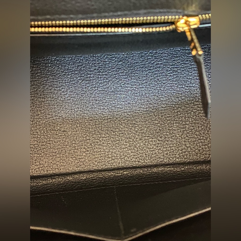 SOLD Hermes Kelly Retourne 28 in Noir Togo Leather with Gold Hardware - Picture 12 of 17
